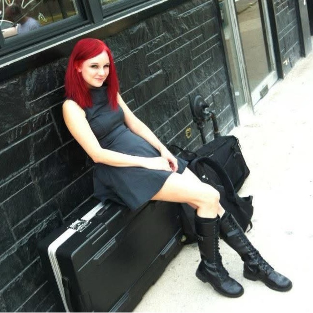 Crisiswear Medtech Dress cyber goth size 2 Dark Gray - Picture 3 of 4
